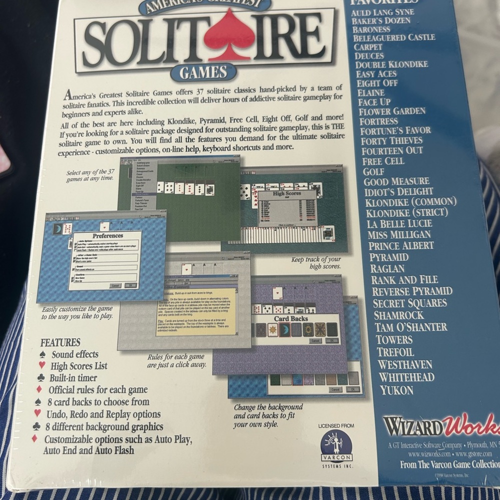 Solitaire Games Collection - White